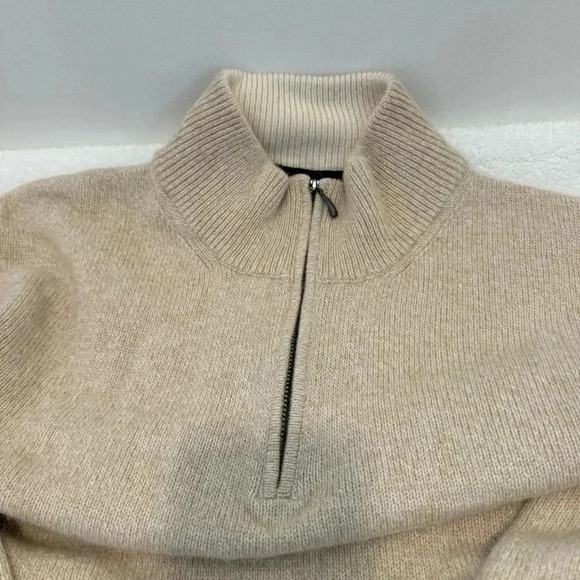 Valentino Jeans Mock Men's Turtleneck 1/4 Zip Sweater size XL - Picture 4 of 15